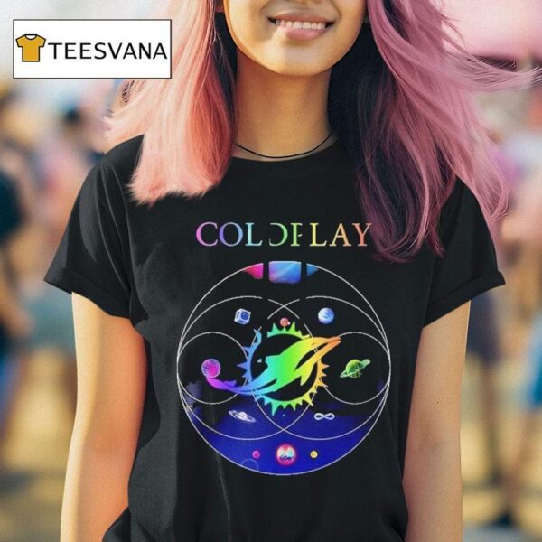 Coldplay X Miami Dolphins Tour T Shirt