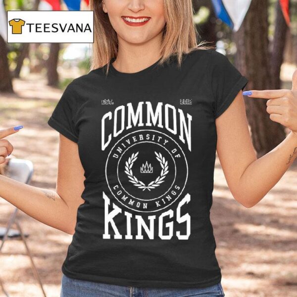Common Kings University Collegiate Est T Shirt