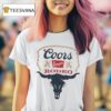 Coors Banquet Rodeo Longhorn Brass Tacks T Shirt