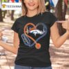Denver Broncos Nurse Heartbeat Stethoscope T Shirt