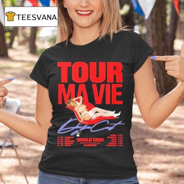 Doja Cat Ma Vie World Tour Th Album And Jealous Type With Dates T Shirt