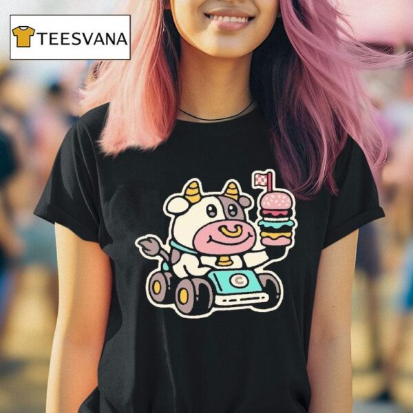 Drew Wise Fast Food Cow T Shirt