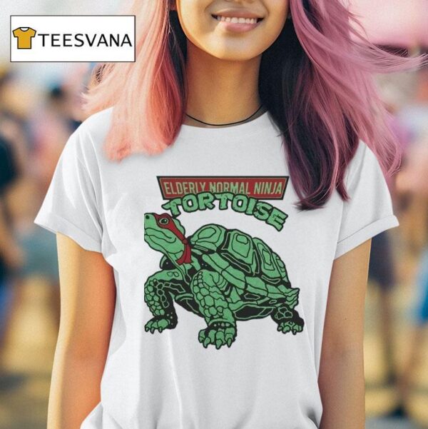Elderly Normal Ninja Tortoise Style Nage Mutant Ninja Turtles T Shirt