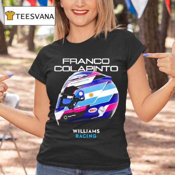 Franco Colapinto Williams Racing Helmet F T Shirt