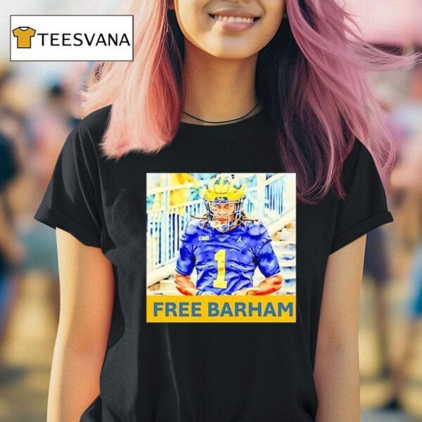 Free Jaishawn Barham Michigan Wolverines Football T Shirt