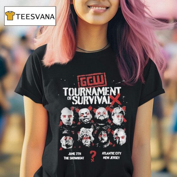 Gcw Gamechangerwrestling Tournament Of Survival Even T Shirt