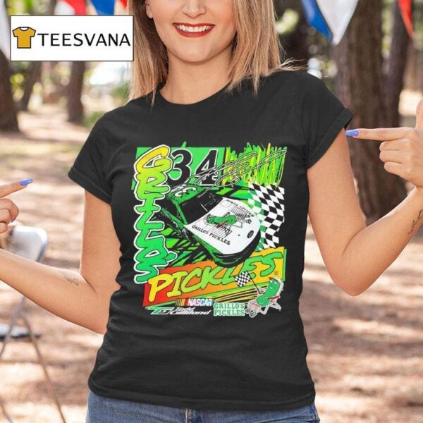 Grillo S Pickles Nascar Todd Gilliland Racing Signature T Shirt