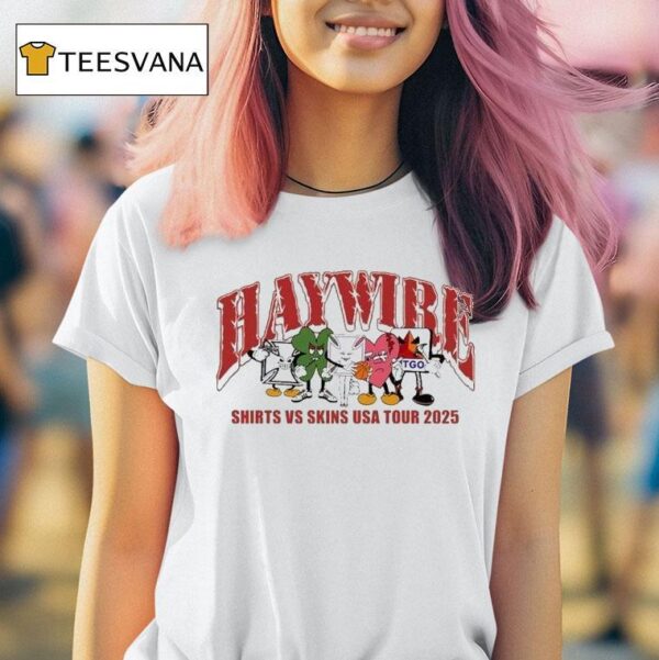 Haywire S Vs Skins Usa Tour T Shirt