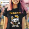Hello Kitty X Washington Commanders Cat Nfl Fan T Shirt