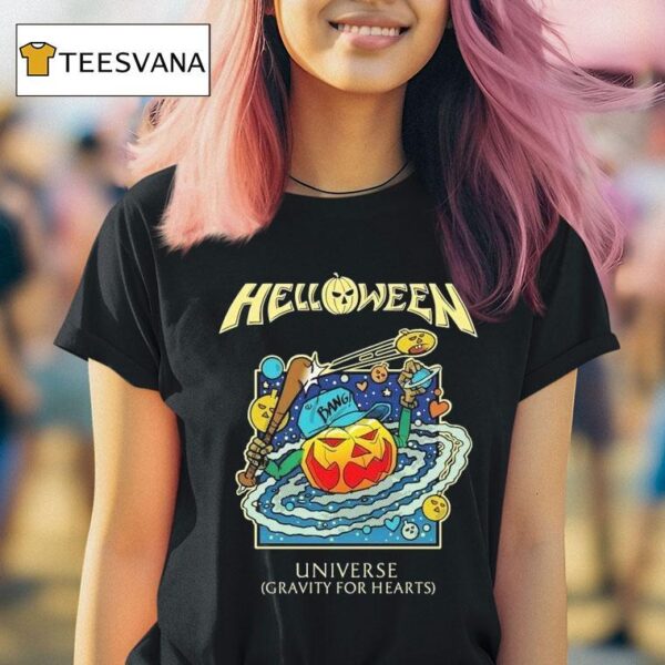 Helloween Giants And Monsters Universe Gravity For Hearts Halloween T Shirt