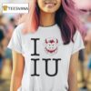 Indiana Hoosiers I Heart Iu Bison T Shirt