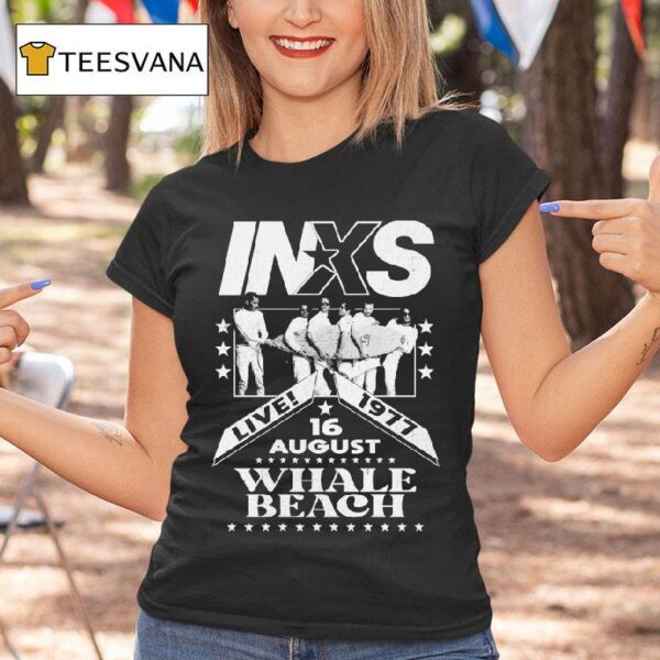 Inxs Whale Beach Live Flyer T Shirt
