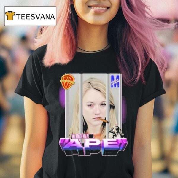 Jail Princess April Imholte Ape T Shirt