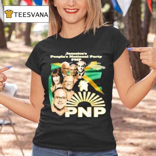 Jamaica S People S National Party Pnp Supporter Novelty T Shirt