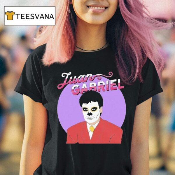 Juan Gabriel Dia De Muertos Portrai T Shirt