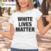 Kanye West Wearing White Lives Matter T Shirt