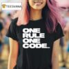 Kevin Ross One Rule One Code T Shirt