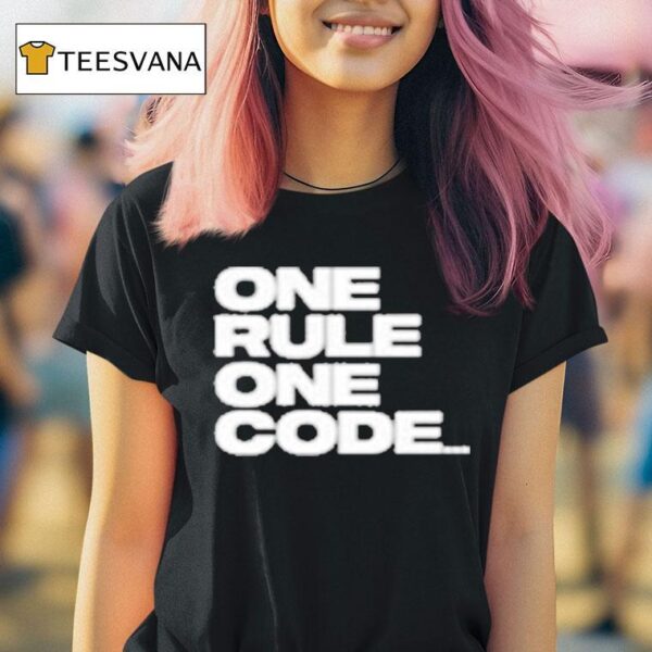 Kevin Ross One Rule One Code T Shirt