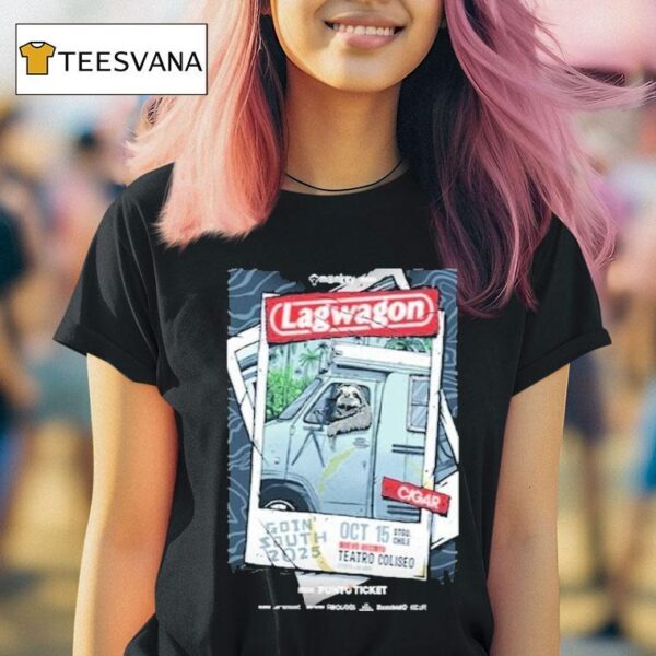 Lagwagon October Santiago De Chile Tour T Shirt