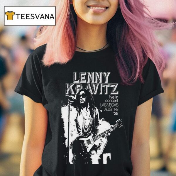Lenny Kravitz Show Las Vegas Live In Concert Tour T Shirt