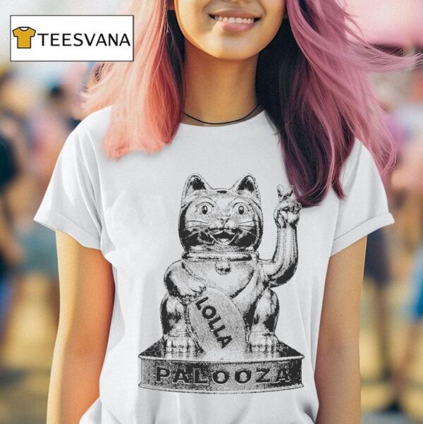 Lollapalooza Polera Blanca Early T Shirt