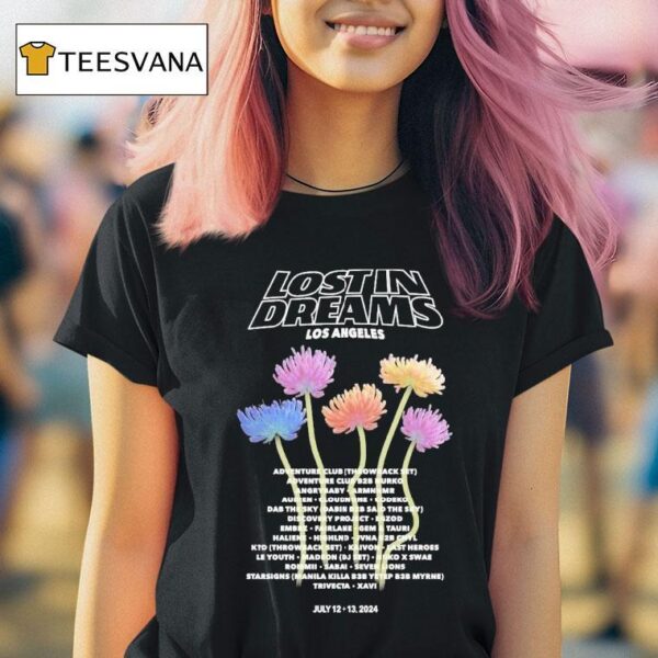 Lost In Dreams Los Angeles Blooming T Shirt