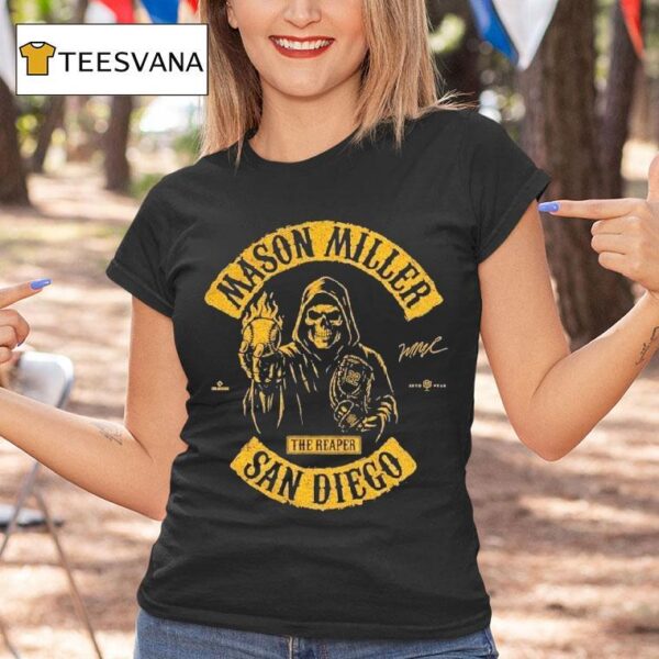 Mason Miller The Reaper San Diego Padres T Shirt