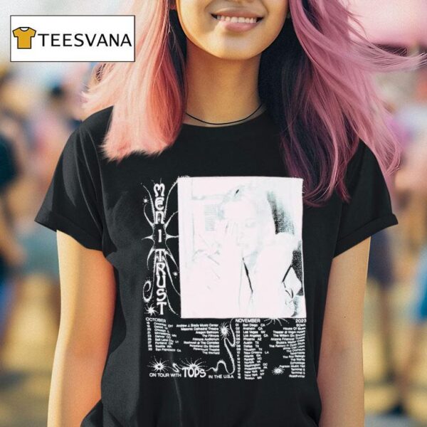 Men I Trust Tops Usa Tour T Shirt
