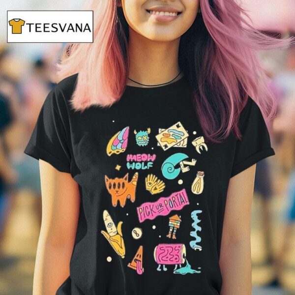 Meow Wolf Pick Ur Portal T Shirt
