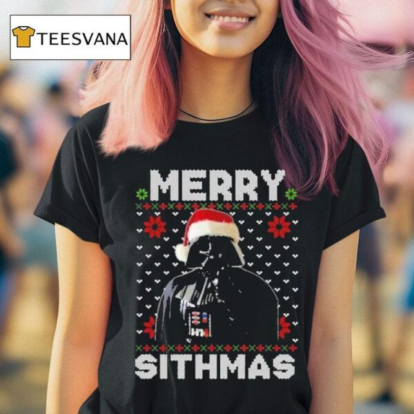 Merry Sithmas Darth Vader Ugly Holiday Christmas T Shirt