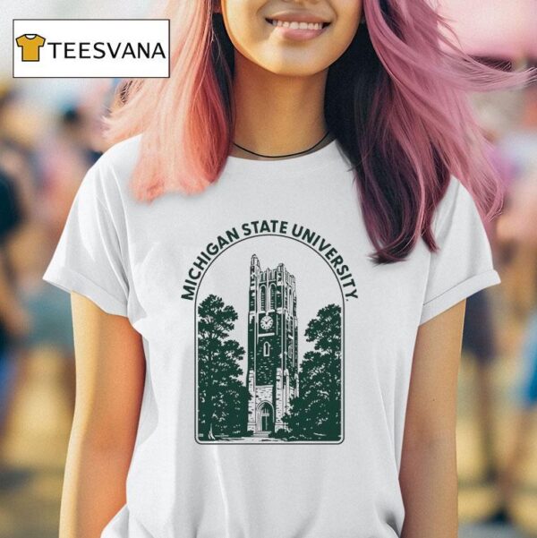Michigan State University Beaumont Tower T Shirt