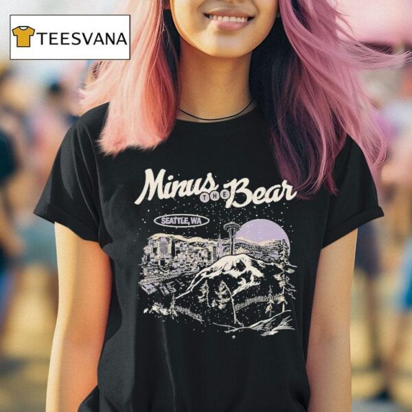 Minus The Bear Hooray Seattle Wa T Shirt