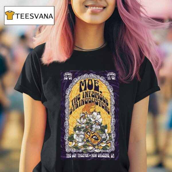 Moe The Joy Theater New Orleans La Live Oct Nov T Shirt