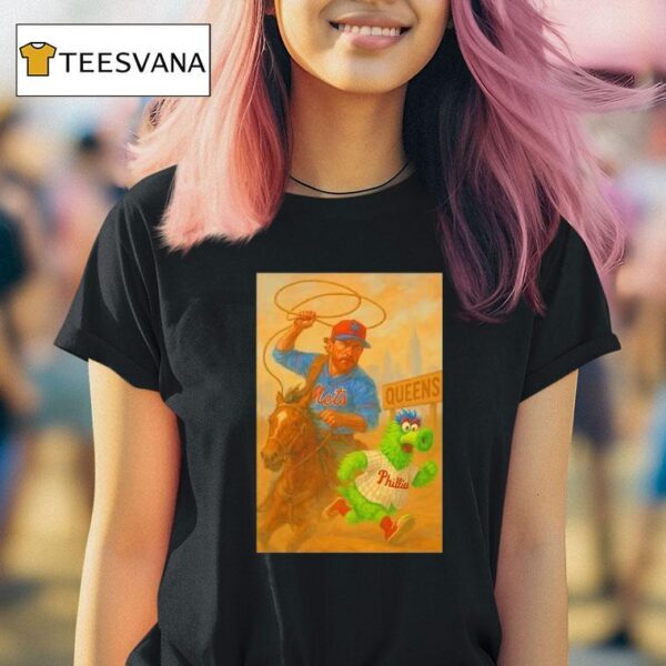 New York Mets Vs Philadelphia Phillies Queens T Shirt