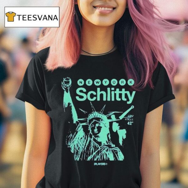 New York Yankees Schlitty Arm Angle Statue T Shirt