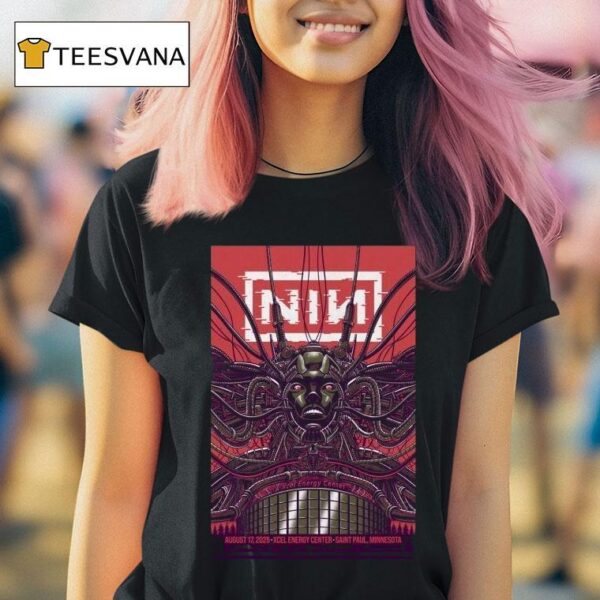 Nine Inch Nails Tour Saint Paul Minnesota T Shirt