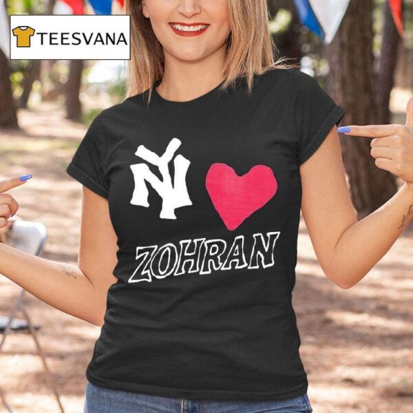 Ny Love Zohran Mamdani New York T Shirt