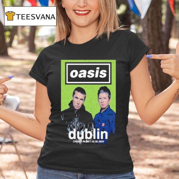 Oasis August Croke Park Stadium Dublin Ireland T Shirt
