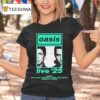 Oasis Live Show At Wembley Stadium In London On July To August With Split Portrai T Shirt