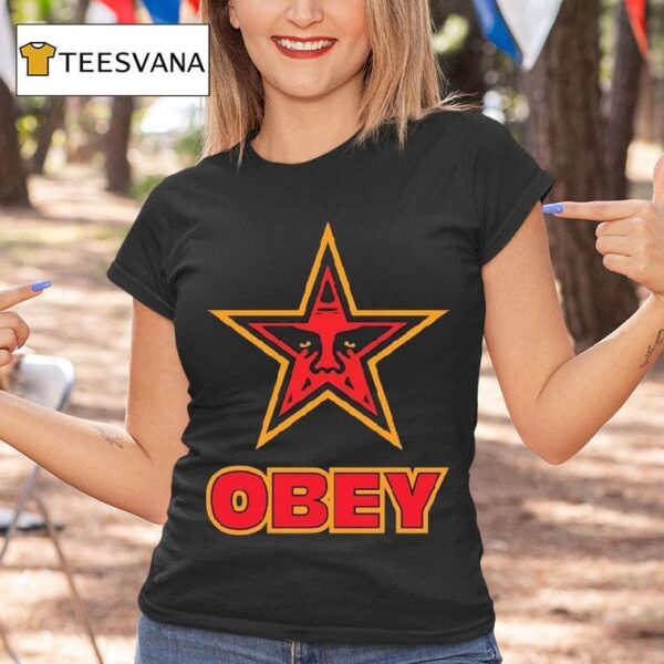 Obey Star T Shirt