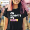 On Sundays We Skol Jj Mccarthy Minnesota Vikings T Shirt