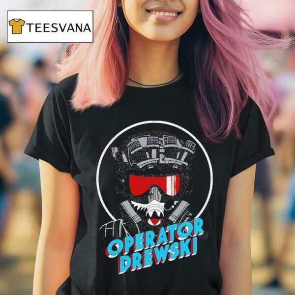 Operator Drewski Cartoon T Shirt