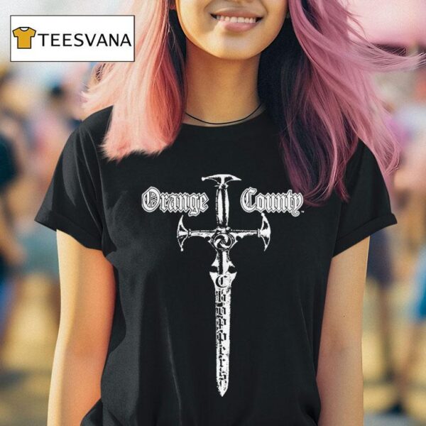 Orange County Choppers Sword And Razor T Shirt