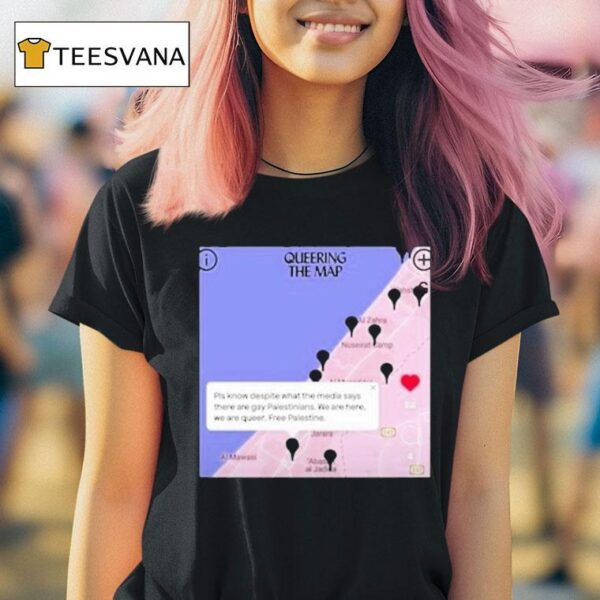 Ottawa Gay Queering The Map Palestine T Shirt