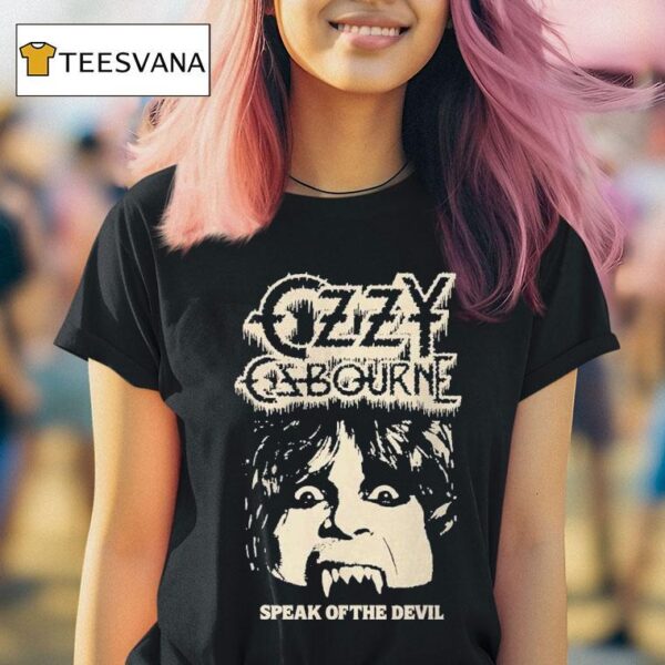 Ozzy Osbourne Speak Of The Devil Face T Shirt