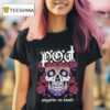 Payable On Death Pod Purple Sugar Skull T Shirt