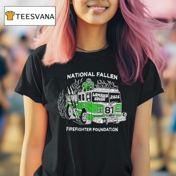 Philadelphia Eagles National Fallen Firefighters Foundation Lombard House Philly T Shirt