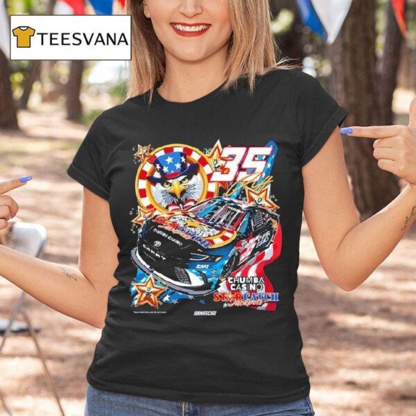 Riley Herbst Chumba Casino Xi Racing Nascar Eagle T Shirt