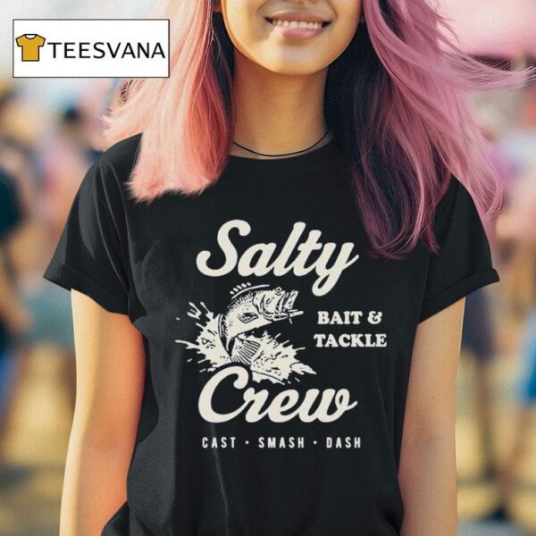Salty Crew Bait Tackle Cast Smash Dash T Shirt