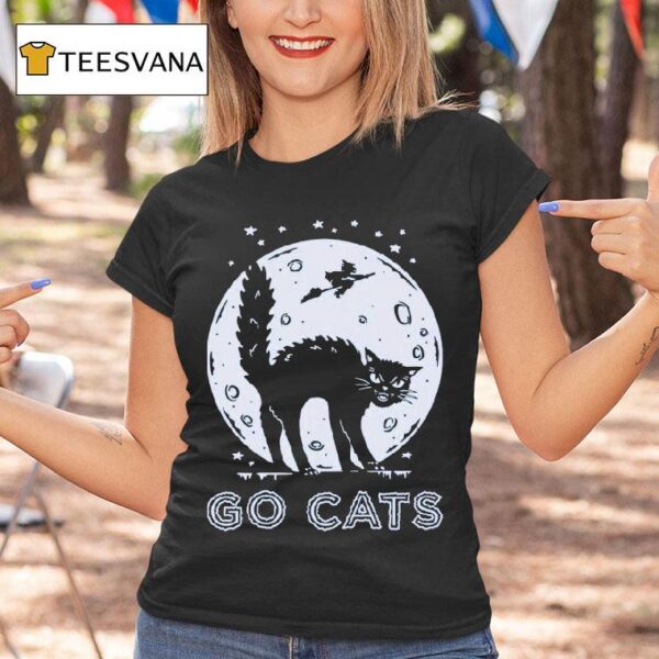 Scary Go Cats Halloween T Shirt